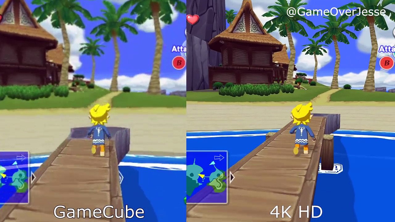 News: Zelda: The Wind Waker Wii U vs GameCube Comparision Screens