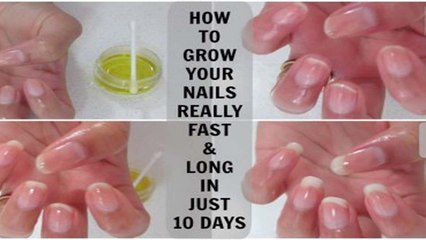 A Friend Gave Me This Recipe and My Nails Stopped Breaking and They Grow Healthy and Fast