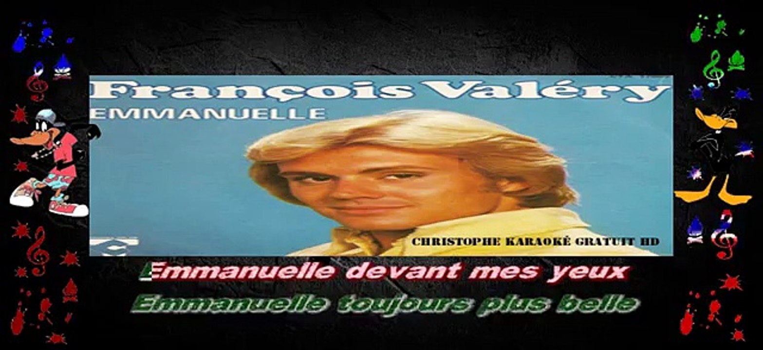 François Valéry - Emmanuelle KARAOKE / INSTRUMENTAL