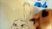 HOW TO DRAW Judy Hopps (Zootopia) - 10 quick sketches - Speed drawing