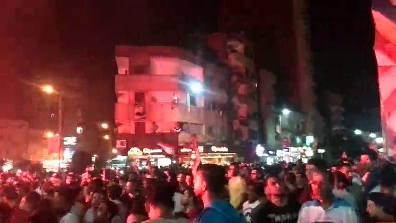 احتفال جماهير مصر بالصعود للمونديال الجزء الاول