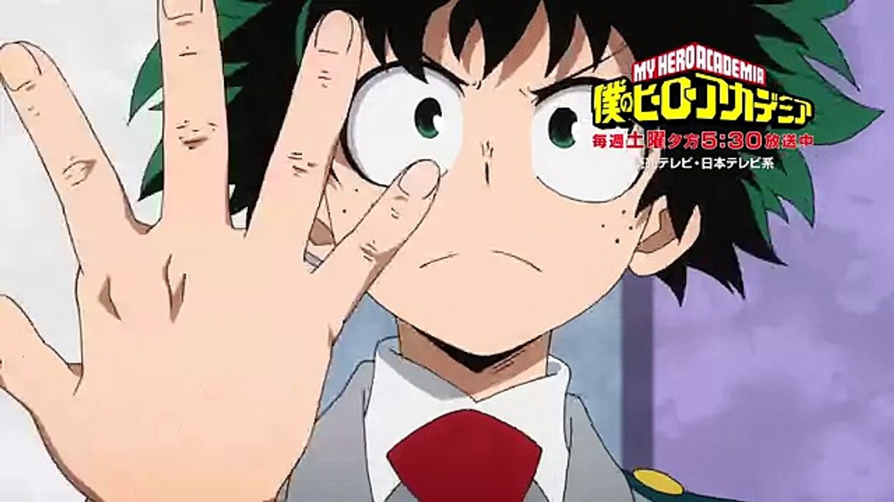 『僕のヒーローアカデミア』CM／毎週土曜夕方530放送中！