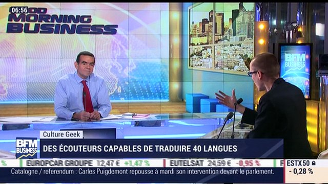 Anthony Morel: Des écouteurs capables de traduire 40 langues - 09/10