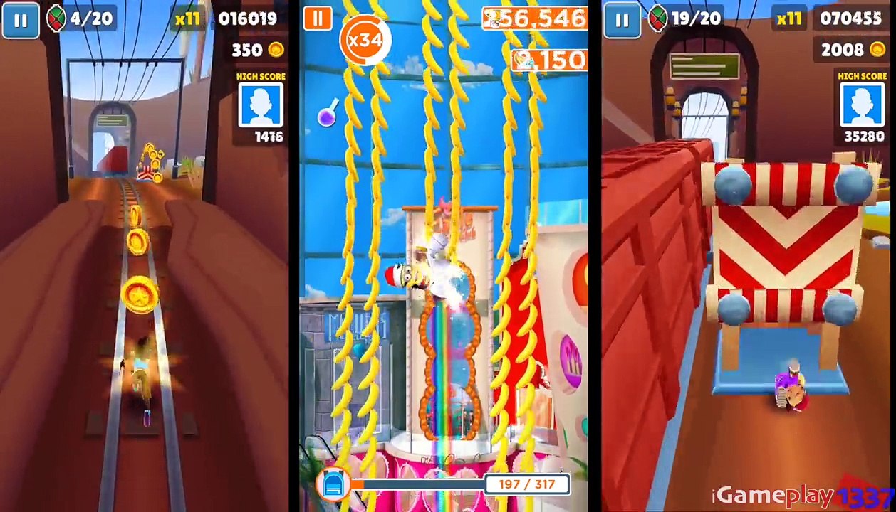 Minion Rush - SANTA vs Subway Surfers - ZURI vs TRICKY