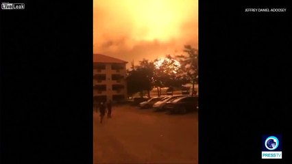 Download Video: Video: Gas explosion rocks Ghana's capital Accra, causing fatalities