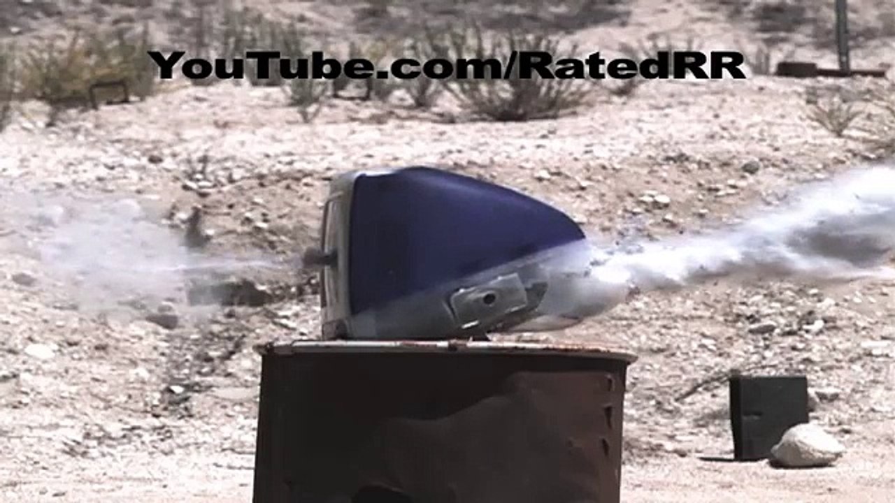iMac .50 Cal Slow Motion Sniper Shot