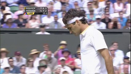 R.Federer - A.Roddick Final Wimbledon 2009(NBC)