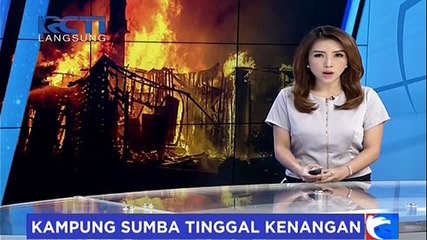 Video Amatir Detik-Detik Kebakaran Kampung Adat di Sumba