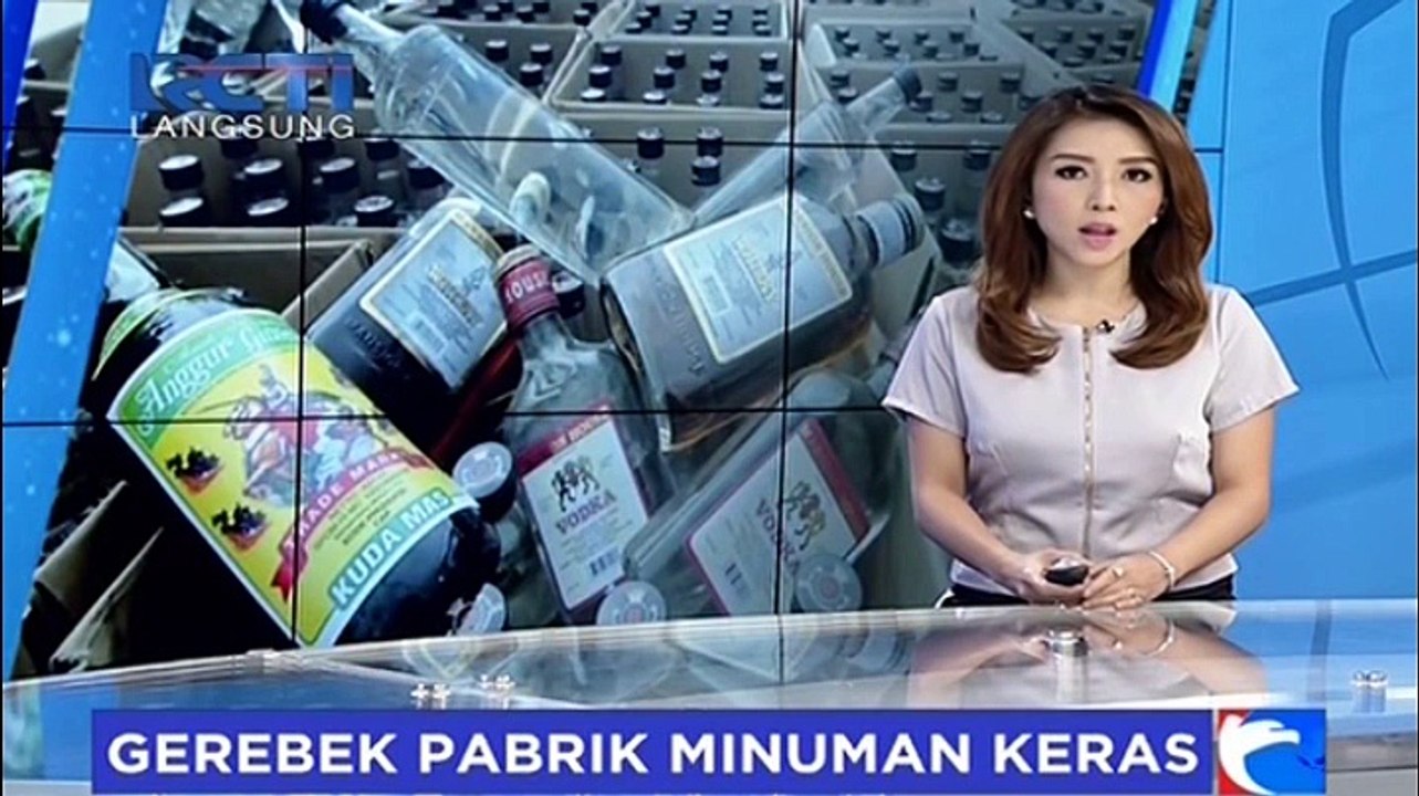 Penggerebekan Pabrik Minuman Keras di Tuban