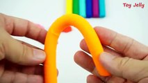 Play and Learn Colours with Play Doh Modelling Clay with Cookie Cutters