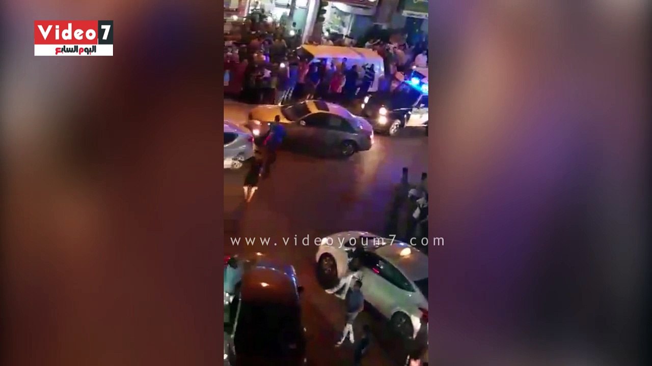 قارئ يشارك بلقطات لاحتفالات المصريين بالمنتخب فى حى المنفوحة بالرياض