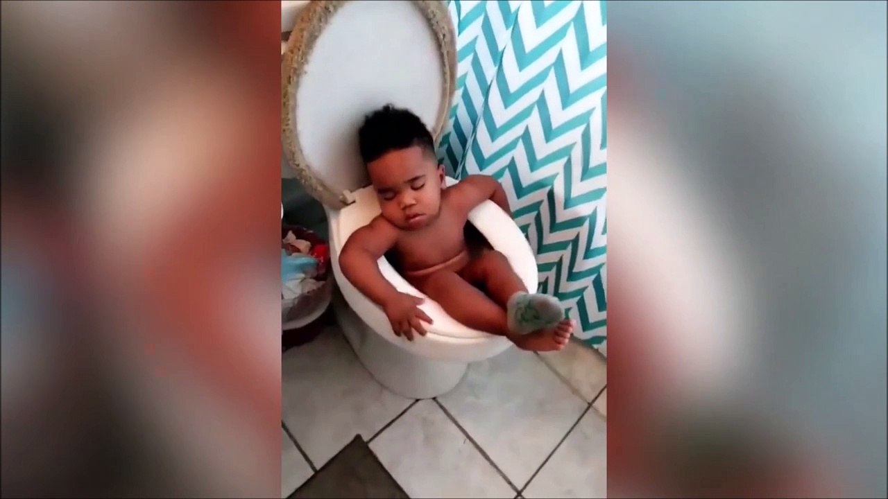 Quand tu t'endors sur les toilettes !