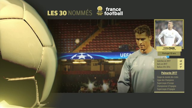 Foot - Ballon d'Or : Avec Cristiano Ronaldo, Eden Hazard et Kylian Mbappé