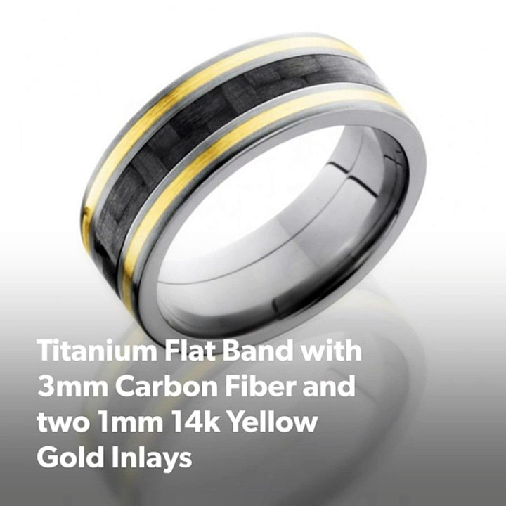 Carbon Fiber Rings Collections by Magic Hands Jewelry