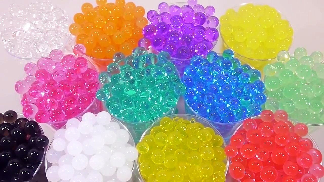 Combine Colors Slime Case DIY Learn Colors Slime Glitter Clay Orbeez