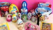 Surprise Eggs collection kinder minnie mouse cars angry birds trash pack surprise toys