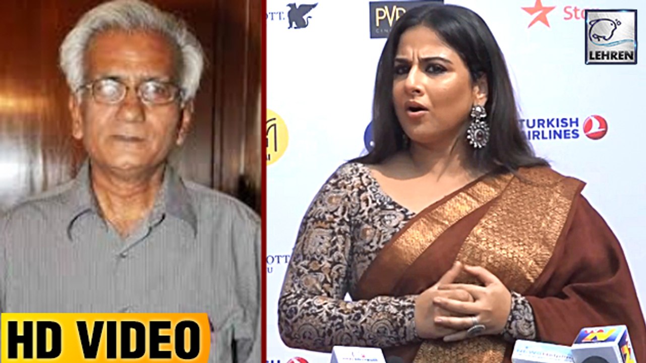 Vidya Balan's SHOCKING Reaction On Director Kundan Shah's Demise