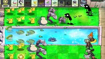 Pokemon Go Vs Plants Vs Zombies Backyard Pool Party With All Pokemons! PvZ