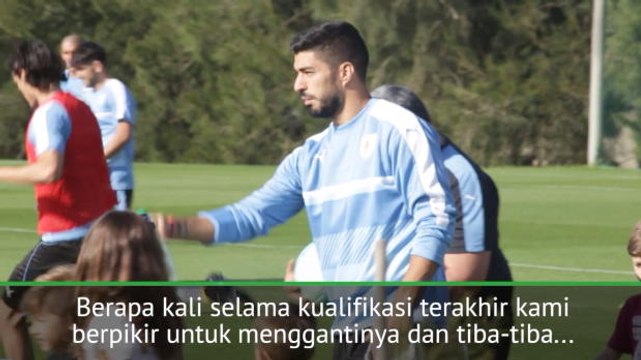 SEPAKBOLA: FIFA World Cup: Kami Akan Tetap Memakai Suarez Meski Sedang Paceklik - Tabarez