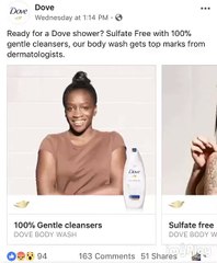 La marque de cosmétique Dove s'excuse après avoir diffusé une publicité qui lui a valu de nombreuses accusations