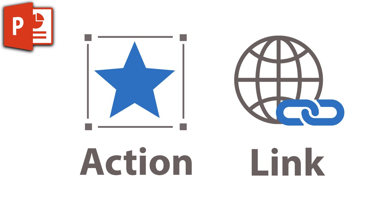 PowerPoint Links and PowerPoint Action in Use ✔