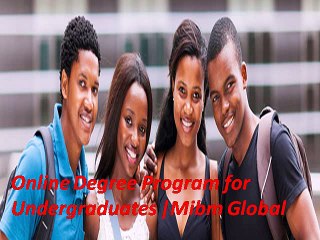 Online Degree Program for Undergraduates at Delhi