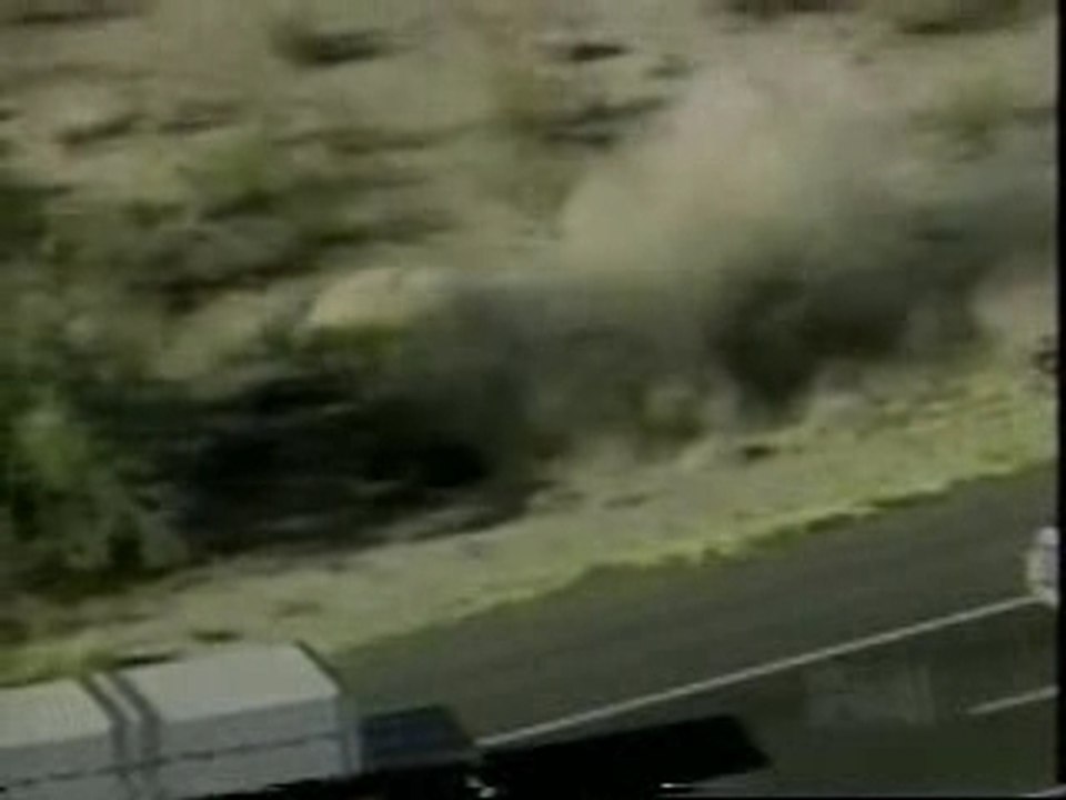 Accident Voiture Course Poursuite -Crash-Police