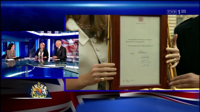 Jedynka - specjalne wydanie Wiadomości z 23.07.2013 r. (narodziny brytyjskiego księcia Jerzego) - część 2 z 2