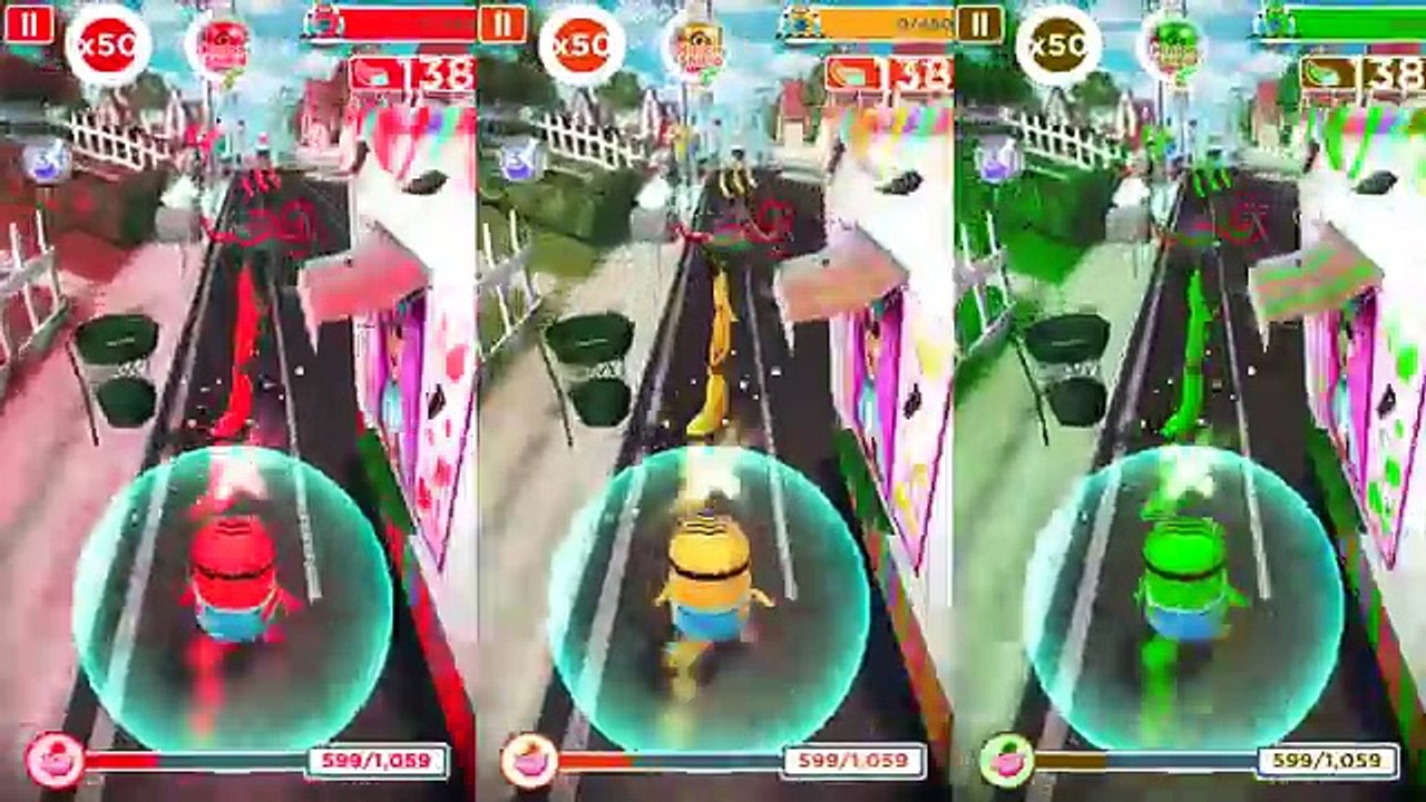 Despicable Me 2: Minion Rush Colors Reion Compilation Funny GamePlay