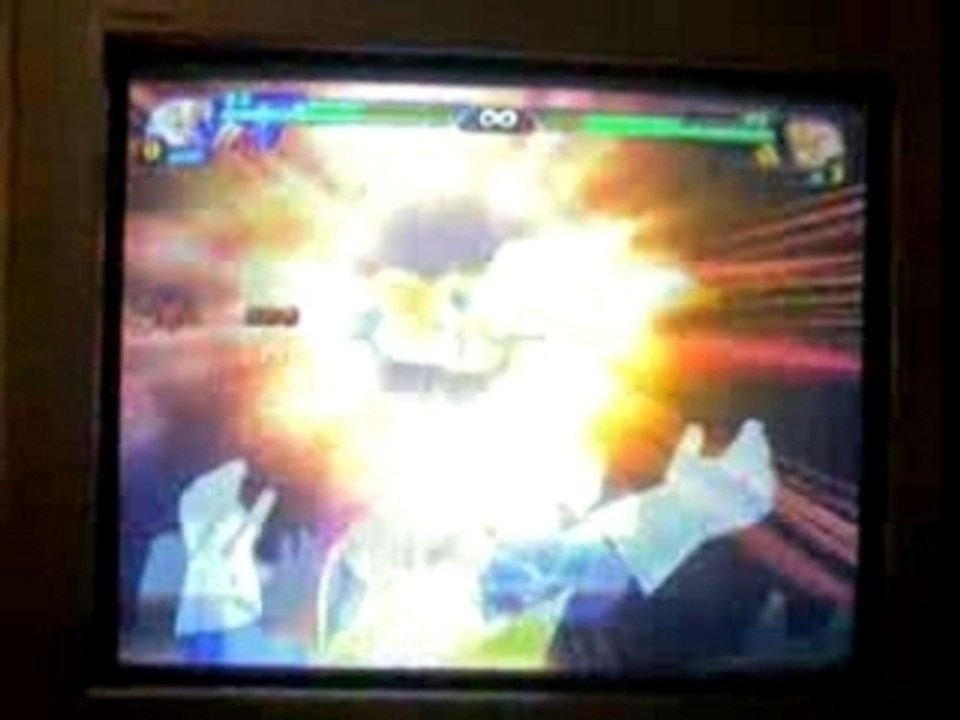 extrait dbz tenkaichi 3 goku (namek) vs vegeta ssj1 (cyborg)