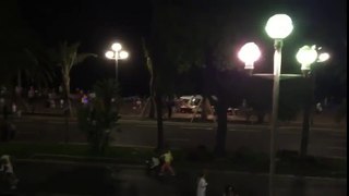 Motorbiker trying to stop the truck during Nice terror attack