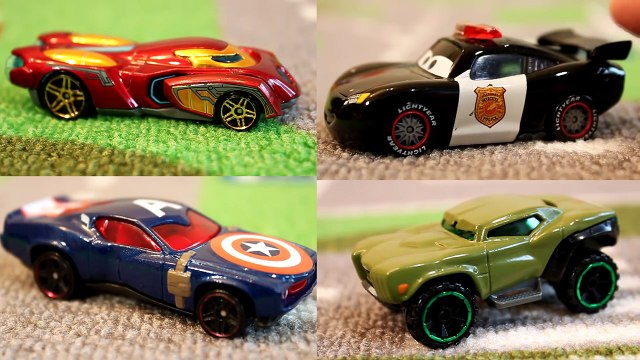 Тачки Молния Маквин Хот Вилс Мстители Землетрясение Мультик про машинки Маквин Полицейская Машина