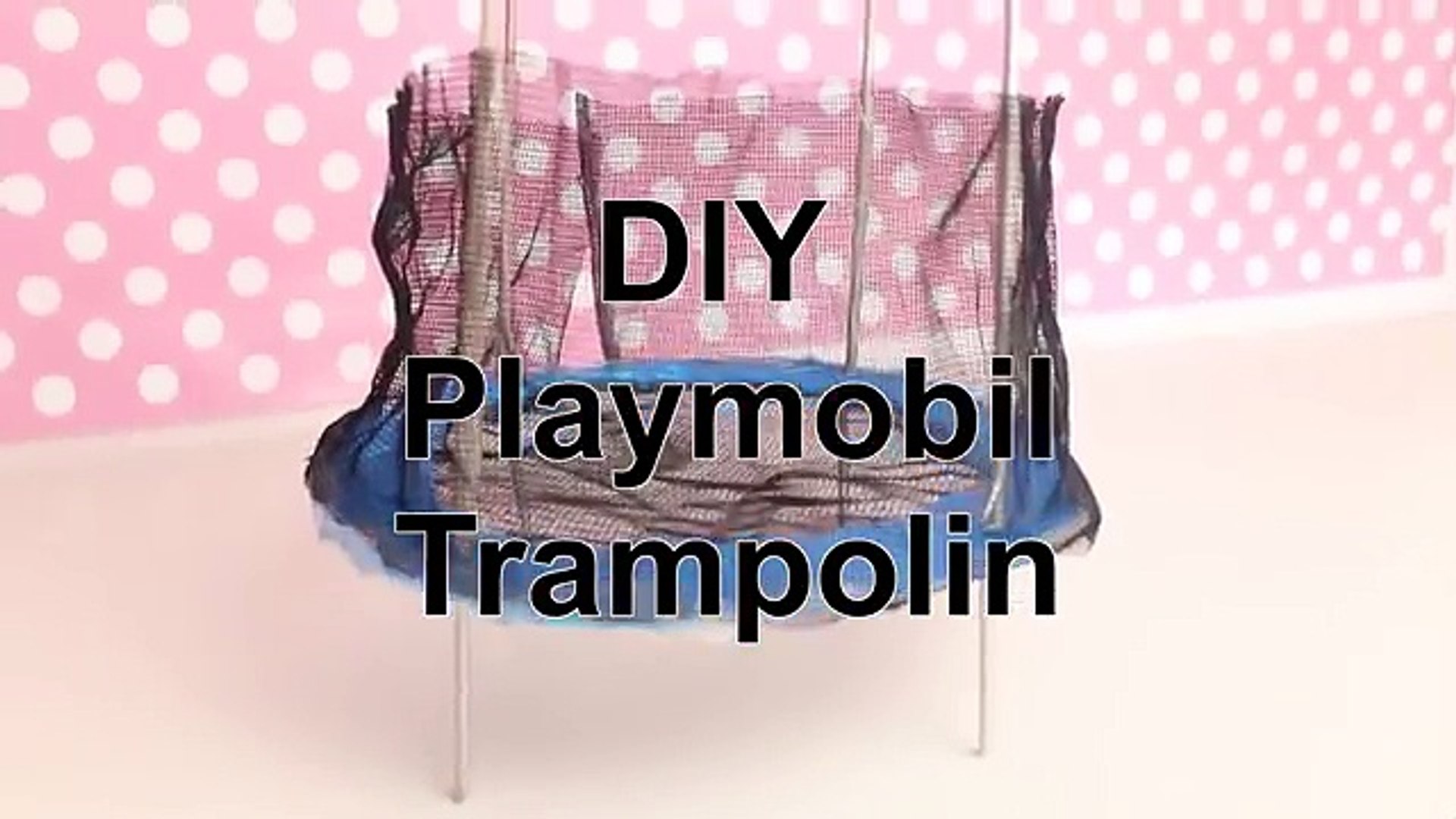DIY PLAYMOBIL TRAMPOLIN ♡ – Видео Dailymotion