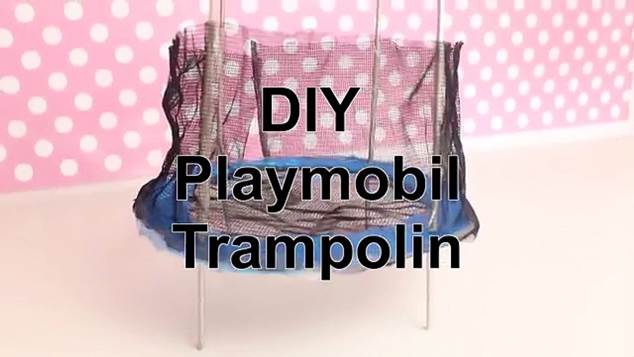 DIY PLAYMOBIL TRAMPOLIN ♡