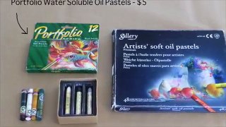 Oil Pastel Demo - Brands and Blending Techniques