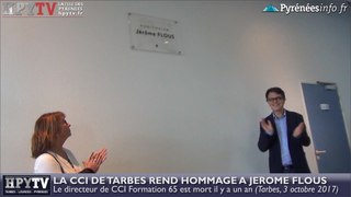 HPyTv Tarbes | La CCI 65 rend hommage à Jérôme Flous (3 octobre 2017)
