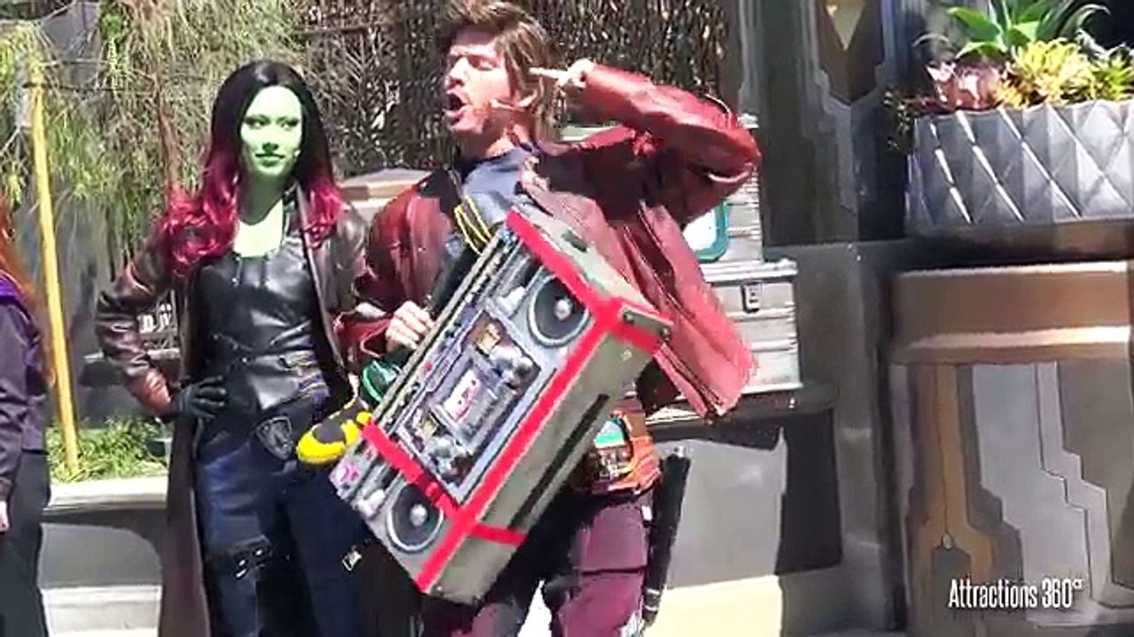 [HD] Guardians of the Galaxy: Awesome Dance Off! at Disney California Adventure