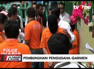 Rekonstruksi Pembunuhan Pasutri Pengusaha Garmen