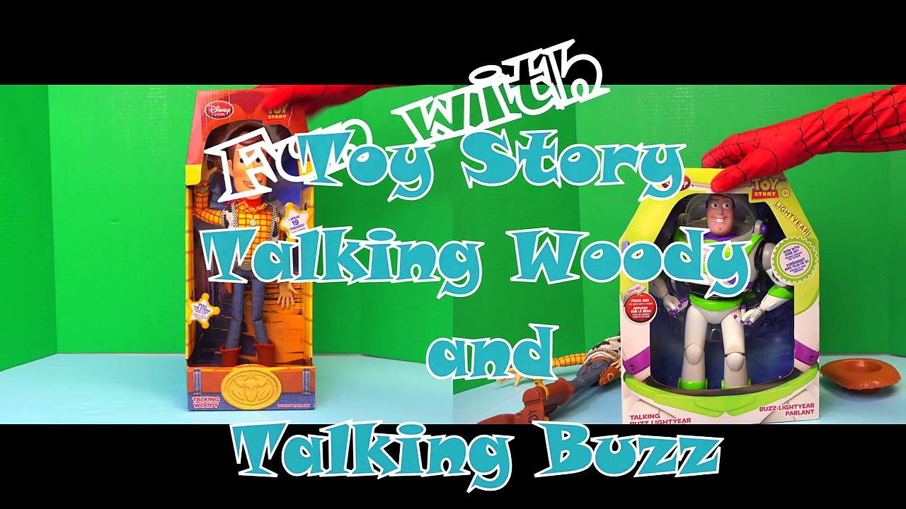 TOY STORY ACTION FUN !!!! WOODY BUZZ LIGHTYEAR SPECIAL FUN TOY ToyHaul