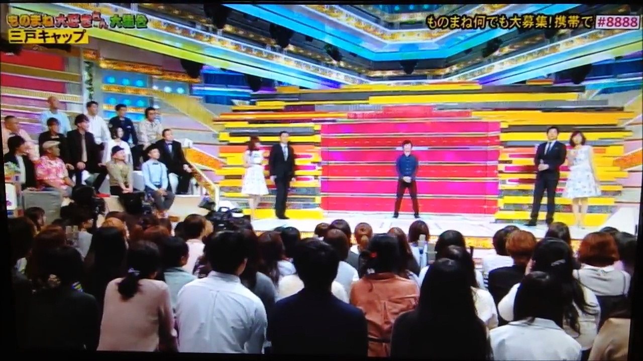 サザエさんものまね　三戸キャップ　サザエさんOPの52歳とは思え�