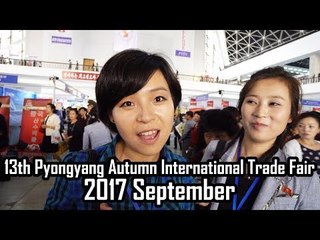 Tourist Films Visit to Pyongyang's International Trade Fair