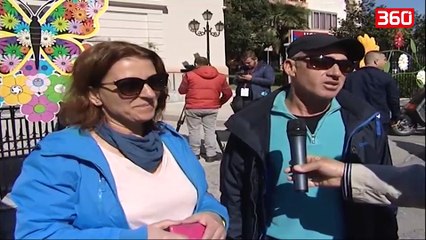 Atmosfera para ndeshjes Shqiperi-Itali ne Shkoder (360video)