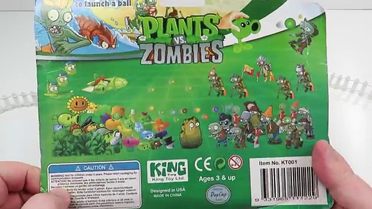 Plants vs Zombies Garden Warfare 2 unboxing new toys Aliexpress toy for preschoolers GW2 PlayClayTV