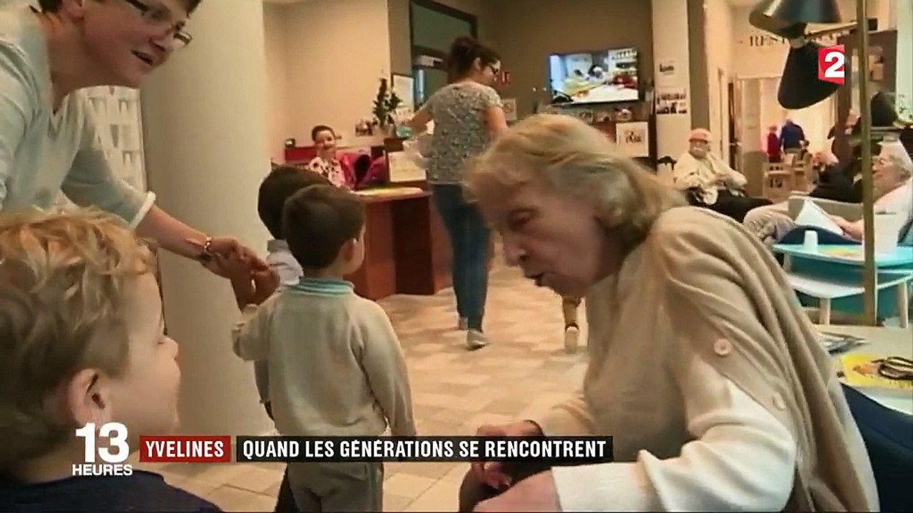 Yvelines : quand crèche et maison de retraite fonctionnent ensemble