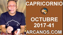 CAPRICORNIO OCTUBRE 2017-8 al 14 de Oct 2017-Amor Solteros Parejas Dinero Trabajo-ARCANOS.COM