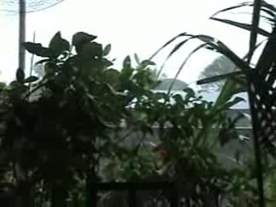 Un petite averse en Guyane