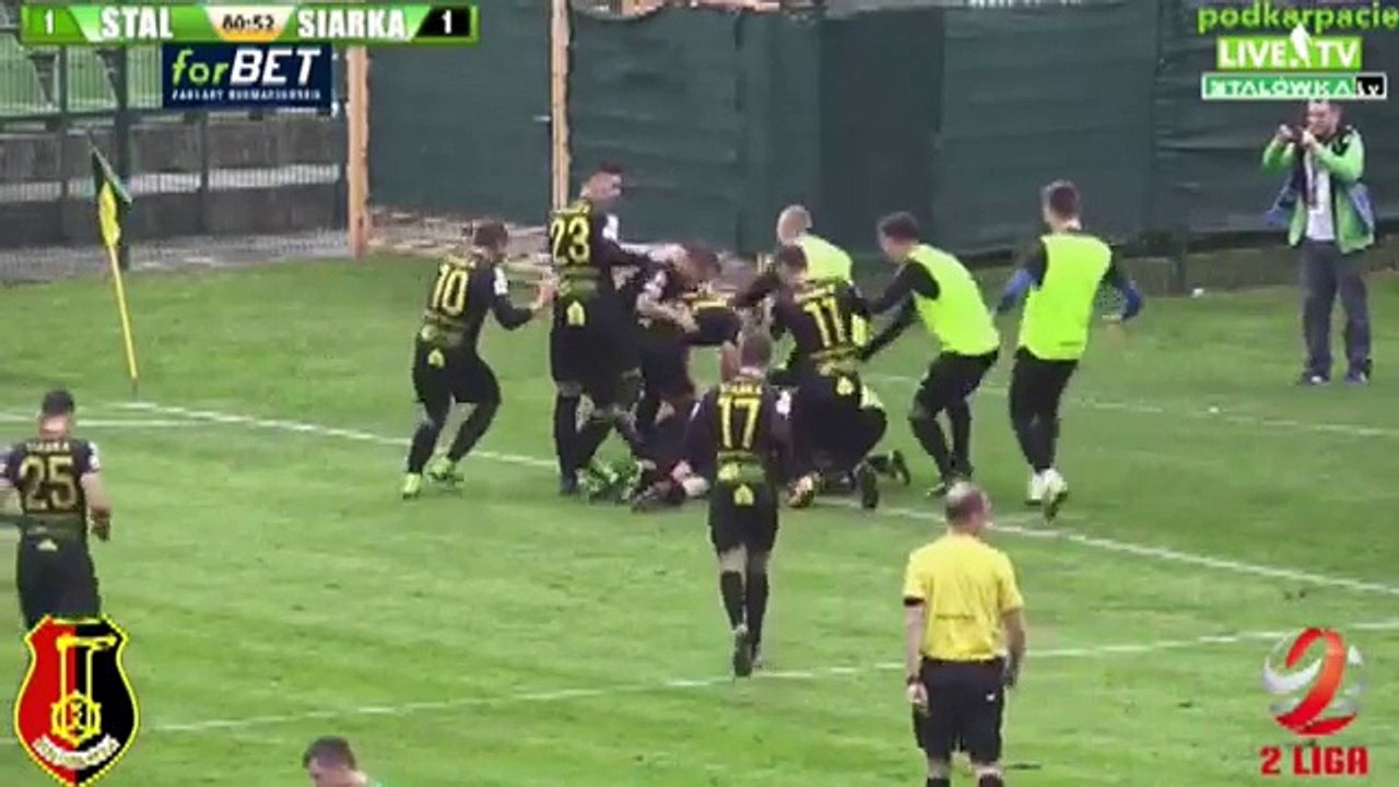 Stal Stalowa Wola 1:2 Siarka Tarnobrzeg (Polish II Liga. 7 October 2017)