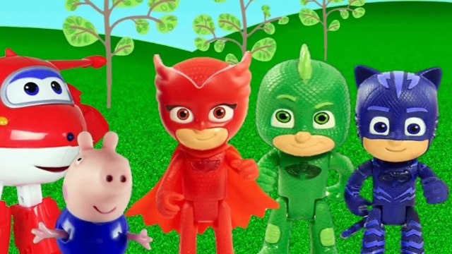 2 episódios robô George Pig e dinossauro fogo e gelo toykids em português