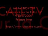Interview M. Boyon - France Inter