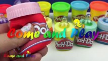 DIY How To Make Play Doh Milk Bottles Modelling Clay Learn Colors